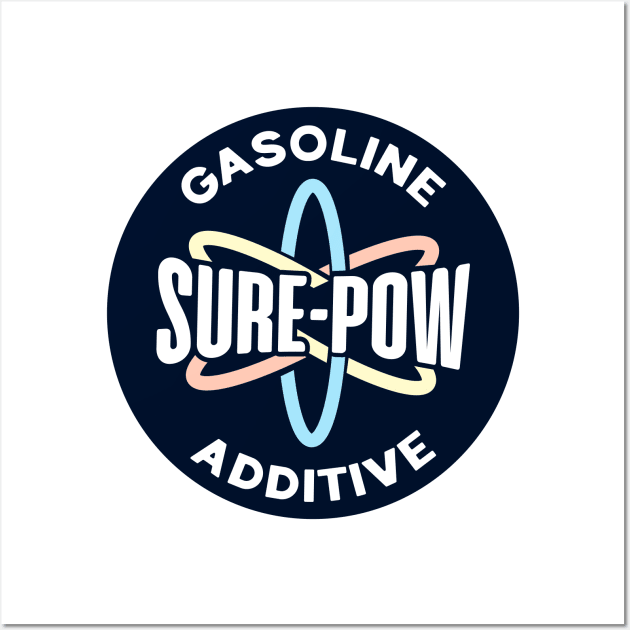 Sure-Pow Gasoline Additive (Redesigned - White) Wall Art by jepegdesign